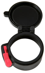 Ambidextrous silent hinges on Butler Creek scope cover