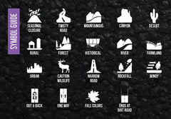 Butler Maps Wisconsin-UP dual-sport roads highlight paved and dirt options