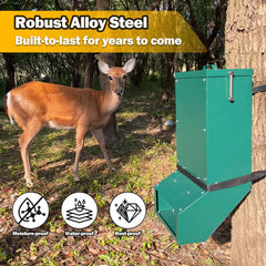 BUYYAH gravity feeder top spring design enabling one-handed opening.