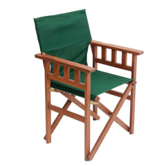 BYER OF MAINE Pangean Campaign Chair wood frame for sturdy outdoor seating.