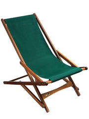 Byer of Maine Pangean Glider Chair folded flat for easy storage.