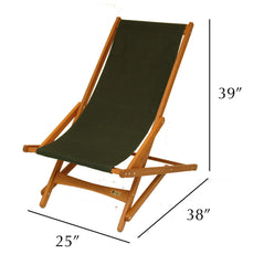 Byer of Maine Pangean Glider Chair on porch for relaxed outdoor seating.