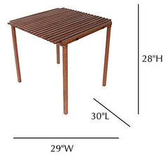 BYER OF MAINE Pangean Nomad folding table on porch provides sturdy surface for outdoor meals