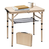 Byliable small folding table yellow surface for sturdy outdoor meals