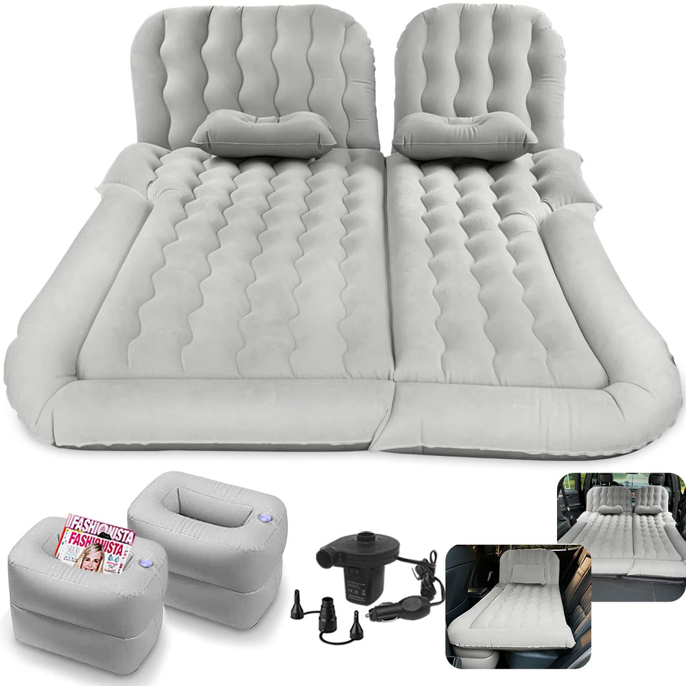 Byomostor 3-in-1 car mattress inflates quickly with pump for easy setup.