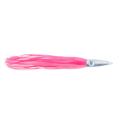 C&H Lures Wahoo Whacker pink-white skirt boosts visibility for deep-water trolling.