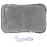 Cabilock Electric Hot Water Bag with plush cover close-up for cozy warmth.