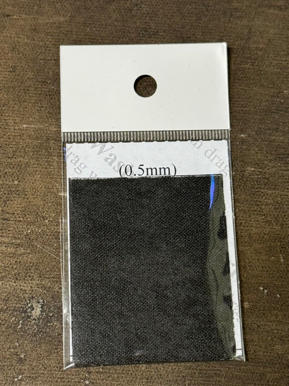 Cabric 0.5mm carbon sheet for drag washers – 50×60mm, top view