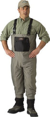 CADDIS CA9901W-M packaging image highlighting rugged, ready-to-wear stockingfoot waders.