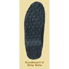 Caddis men's taupe EcoSmart Grip wading shoe sole detail with slip-resistant tread.