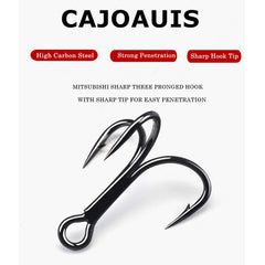 CAJOAUIS treble hooks box and packaging
