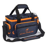Calamus orange fishing tackle bag - front view