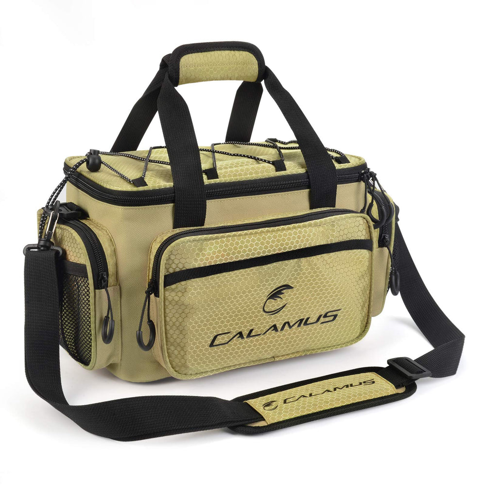 Calamus tackle bag exterior in khaki