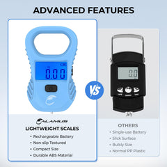 Rechargeable USB-C Calamus scale with cable