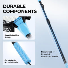 6061 aluminum handle with anodized finish on Calamus net