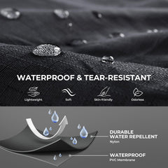 Calamus WaveWalker waders highlight waterproof nylon fabric for durable wet conditions.
