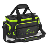 Calamus fishing tackle bag front view in green
