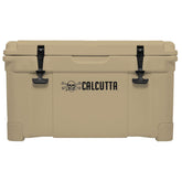 Calcutta hard cooler exterior view showing rugged roto-molded body for outdoors