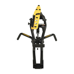 Foot pedal throwing action for hands-free operation