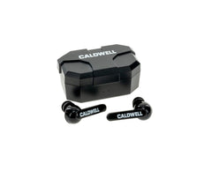 Caldwell E-MAX Shadows earpiece provides comfortable hearing protection at the range.