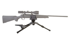 Front leg adjustment, 6 inch range, 58-degree pan for accuracy