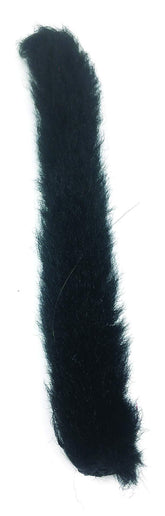 Calf Tail Full Size - Black for Fly Tying
