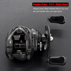 CAMEKOON Carbon 300 reel side view with carbon fiber housing