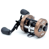 CAMEKOON X-Tribe round baitcaster frame shows rugged all-metal construction for durability