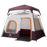 Camel Crown camping tents 60-second setup demonstrates quick family pitches.
