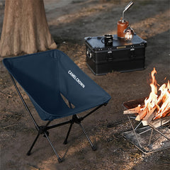 CAMEL CROWN chair unfolded navy blue for quick, simple setup.