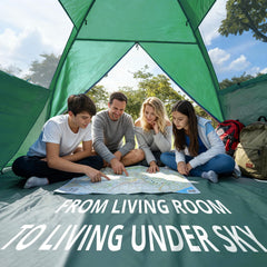 Camel Crown tent offers panoramic ventilation design with 360° airflow
