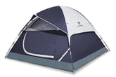 Camel Crown tent porch view shows spacious lounge area for family