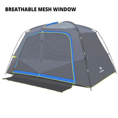 Camel Crown tent stable frame with fiberglass poles withstands wind and rain