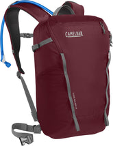 CamelBak Cloud Walker 18 hiking backpack in Cabernet, showcasing ergonomic support for day hikes