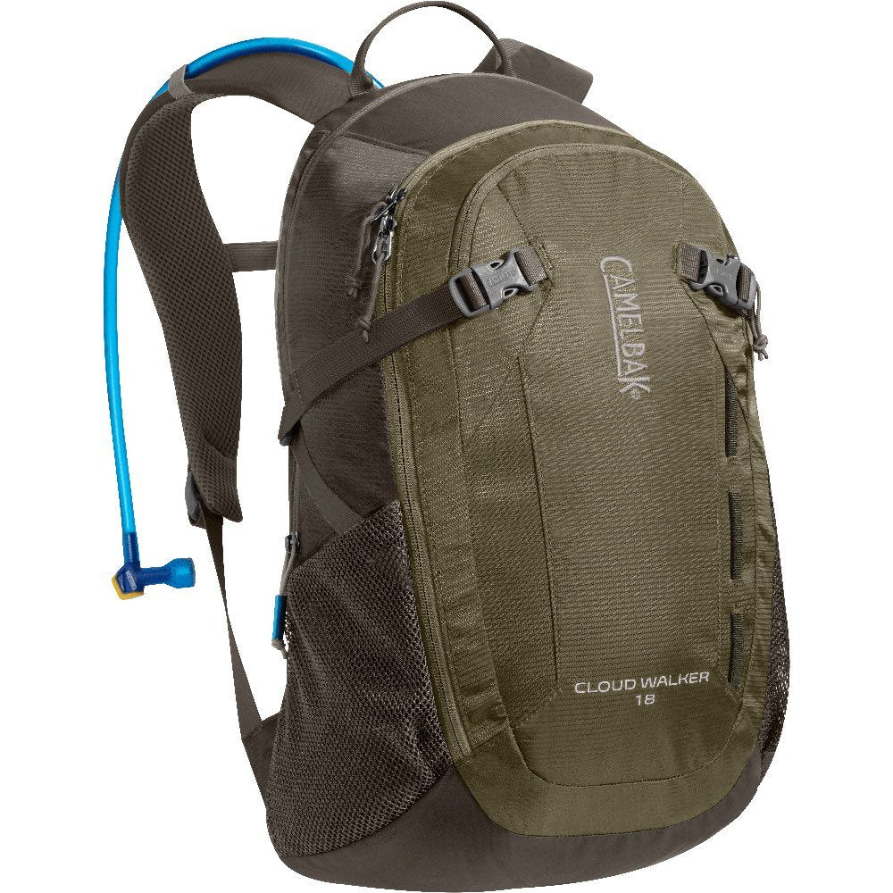 CamelBak Cloud Walker hydration pack with asymmetrical zipper access for easy trail access