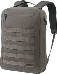 CamelBak Coronado Daypack Stone, interior laptop sleeve and bottle pocket in use