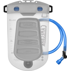 CamelBak Fusion reservoir rigid backplate design maintains shape and eases cleaning.