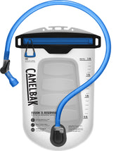 CamelBak Fusion reservoir with TRU Zip closeup, leak-proof closure for on-the-go hydration.