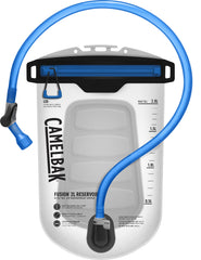 CamelBak Fusion reservoir with TRU Zip closeup, leak-proof closure for on-the-go hydration.