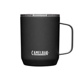CamelBak Horizon mug side view highlights powder-coated finish and rugged stainless durability.