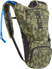 CamelBak Rogue bike hydration pack front view showing ergonomic access on climbs