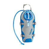 CamelBak UnBottle insulated Crux reservoir 3L in Frost Grey and Turkish Sea keeps water cool during hikes.