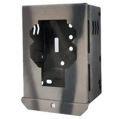 CAMLOCKbox powder-coated camouflage finish image demonstrates weather resistance and low visibility in natural surroundings.