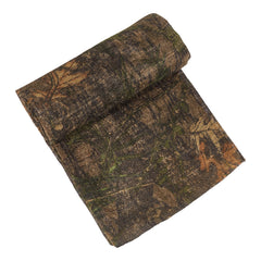 Camouflage burlap blind fabric suitable for waterfowl and deer hunting