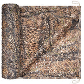 Camohute camo netting two-sided pattern blends with surroundings for concealment