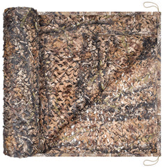 Camohute camo netting two-sided pattern for versatile concealment