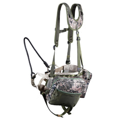 CAMOMAX Hunting Saddle two dump pouches help organize gear during hunts.