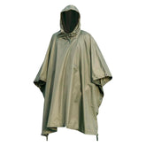 CamoOutdoor Mil-Tec poncho hood olive drab keeps you dry in sudden downpours.