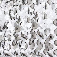 CamoSystems Ultra-lite netting in snow-white tones provides light concealment for field setups.