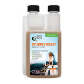 Camp Champ RV Super Digest bottle pour for easy dosing and waste treatment benefit